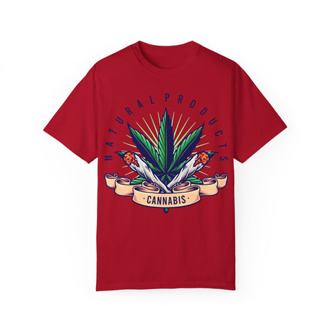 Cannabis Natural Products T-Shirt - Unisex Garment-Dyed Tee for Eco-Conscious Individuals
