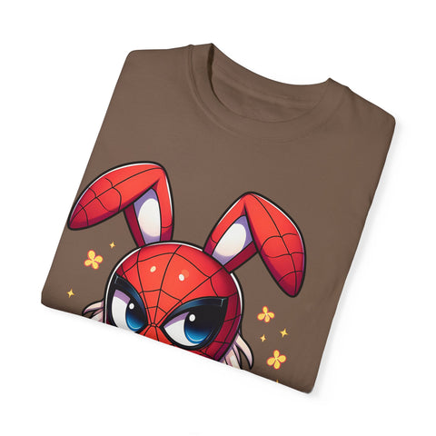 Easter Bunny Superhero T-Shirt - Unisex Garment-Dyed Tee