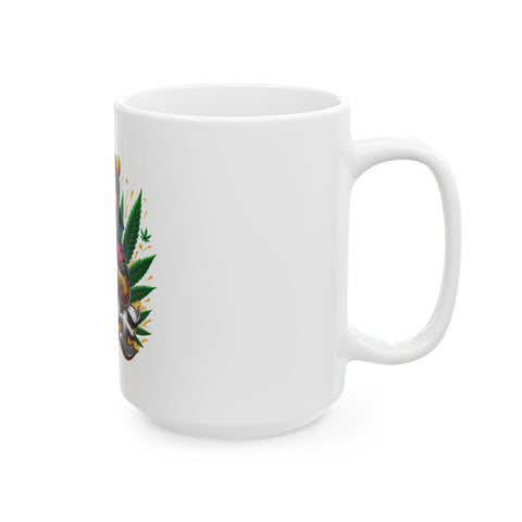 Dope Vibe Ceramic Mug - 11oz & 15oz, Perfect for Coffee Lovers & Cannabis Enthusiasts