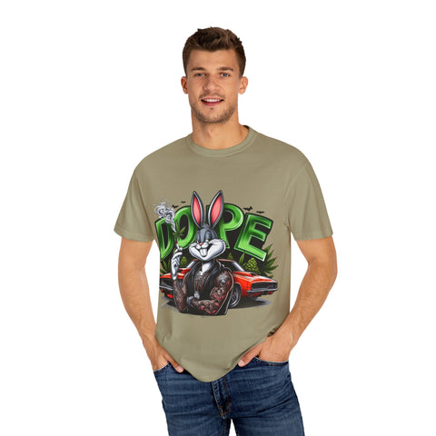 Cool Cartoon Bunny Graphic T-Shirt - DOPE Vintage Style