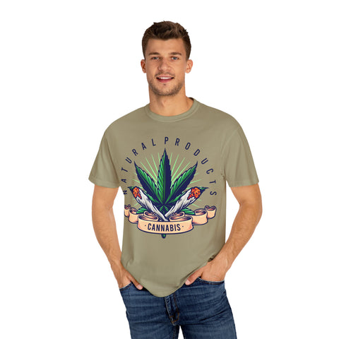 Cannabis Natural Products T-Shirt - Unisex Garment-Dyed Tee for Eco-Conscious Individuals