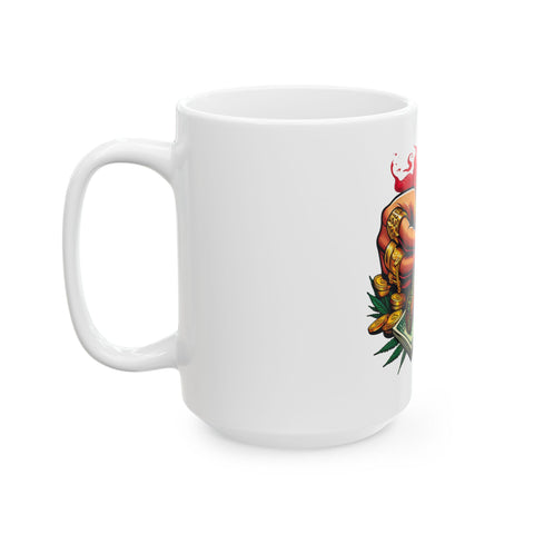 Cannabis Lifestyle Ceramic Mug - Unique 11oz/15oz Weed Money Design