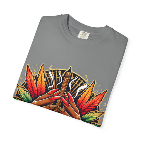 Bohemian Hand-Drawn T-Shirt for Nature Lovers