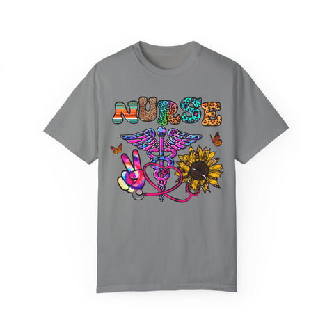 Colorful Nurse Graphic T-Shirt – Perfect for Healthcare Heroes