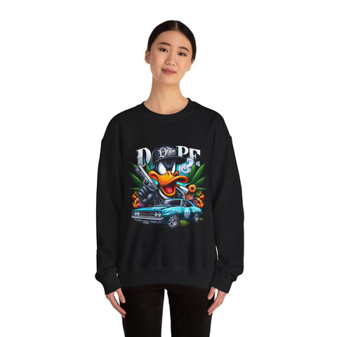 Cool Duck Graphic Crewneck Sweatshirt - Unisex Heavy Blend™ - DOPE Design