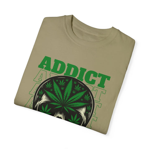 Addict Skull Graphic T-Shirt - Conquer Your High
