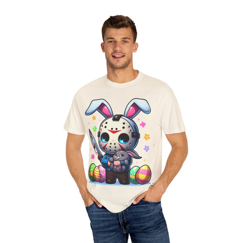 Cute Bunny Horror Unisex T-Shirt - Perfect for Easter Celebrations