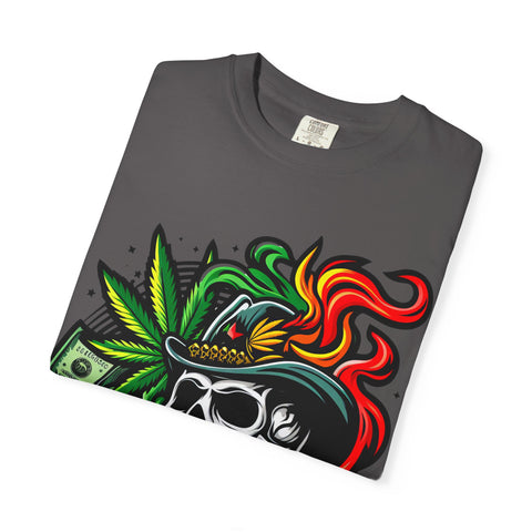 Skull & Smoke T-Shirt | Cool Unisex Graphic Tee for Music Lovers, Festival Wear, Street Style, Gift Idea, Vibrant Design