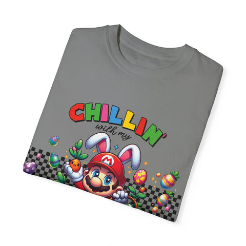Chillin' with My Peeps Unisex T-Shirt - Fun & Colorful Graphic Tee for Easter Celebrations