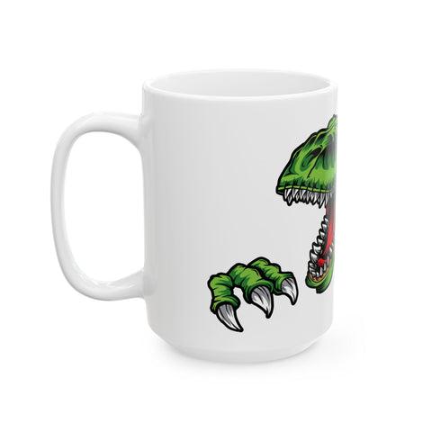 T-Rex Roaring Ceramic Mug - 11oz & 15oz