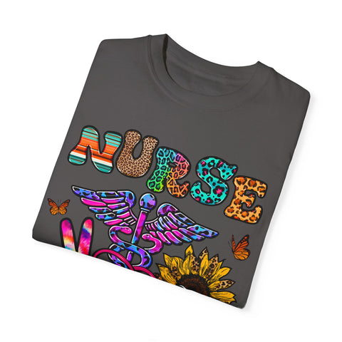 Colorful Nurse Graphic T-Shirt – Perfect for Healthcare Heroes