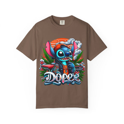 Dope Stitch Unisex Garment-Dyed T-Shirt | Vibrant Graphic Tee for Casual Style