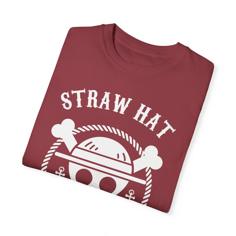 Straw Hat Cruise Graphic T-Shirt - Unisex Garment-Dyed Tee for Fans