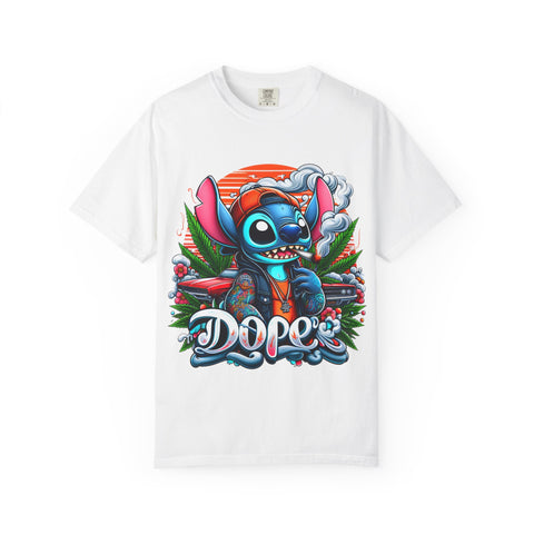 Dope Stitch Unisex Garment-Dyed T-Shirt | Vibrant Graphic Tee for Casual Style