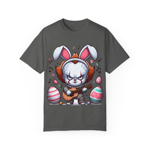 Easter Bunny Rock Star T-Shirt - Unisex Garment-Dyed Tee