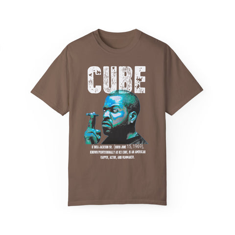 Vintage Cube Unisex Garment-Dyed T-Shirt | Retro Hip Hop Tee