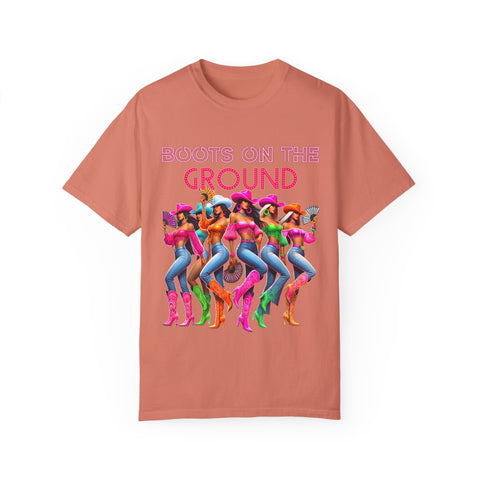 Boots on the Ground Unisex T-Shirt - Fun & Vibrant Graphic Tee for Fashion Lovers