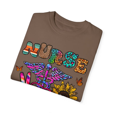 Colorful Nurse Graphic T-Shirt – Perfect for Healthcare Heroes