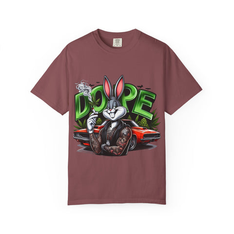Cool Cartoon Bunny Graphic T-Shirt - DOPE Vintage Style