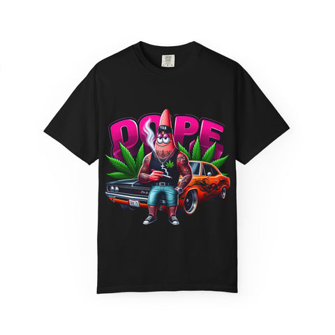 Cool Graffiti T-Shirt - 'DOPE' Graphic Design for Streetwear Lovers