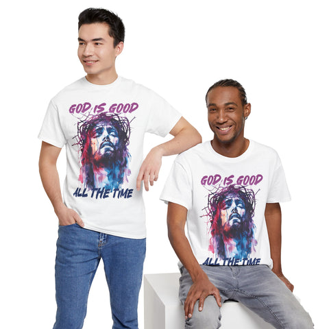 God is Good Unisex Heavy Cotton Tee - Inspirational Christian T-Shirt