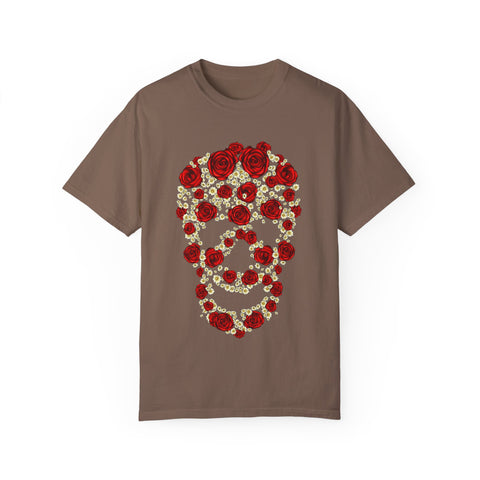 Floral Skull Unisex T-Shirt - Stylish Casual Wear for Creative Souls