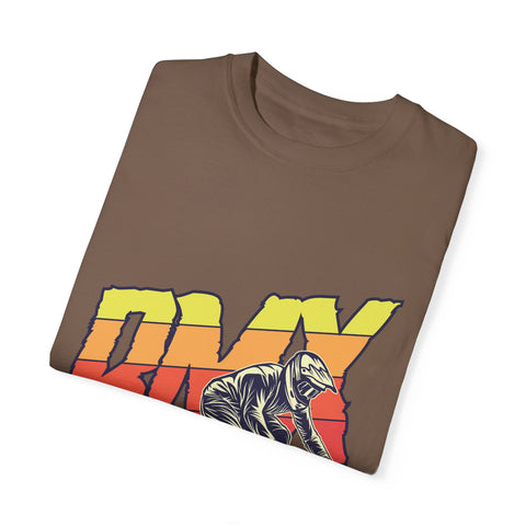 BMX Rider Unisex Garment-Dyed T-Shirt | Retro Cycling Style