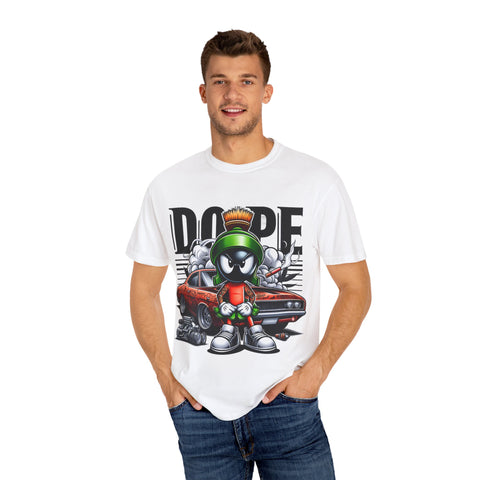Cool Cartoon Car T-Shirt - Dope Marvin the Martian Design