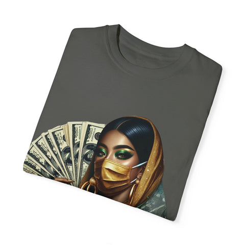 Stylish Woman with Money Graphic Unisex T-Shirt - Trendy Fashion Tee for Everyday Wear