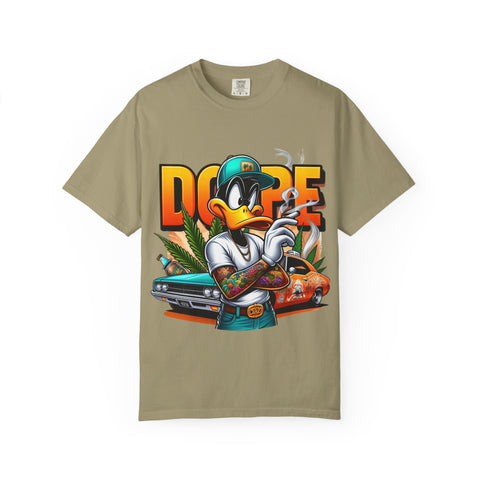 Dope Duck Graphic Unisex T-Shirt – Cool Casual Wear for Car Lovers & Street Style Enthusiasts