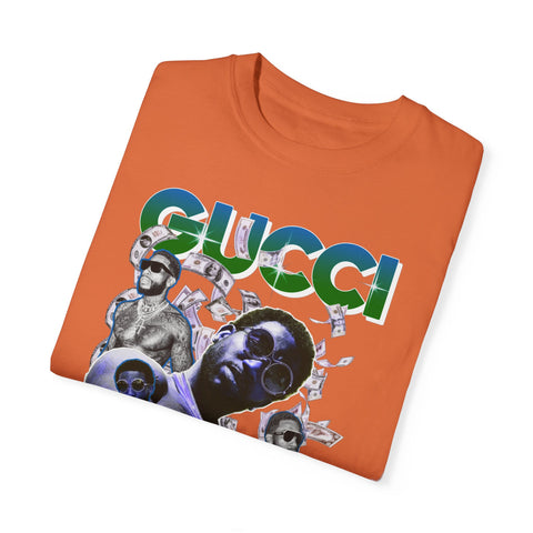 Unisex Garment-Dyed T-shirt - Gucci Mane Graphic Tee