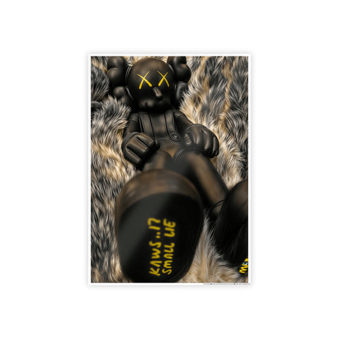 Black Skull Doll Gloss Posters