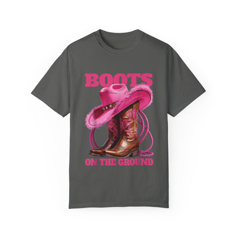 Bohemian Style Unisex T-Shirt - "Boots on the Ground"
