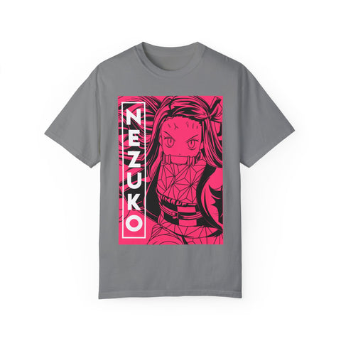 Nezuko Anime T-Shirt - Unisex Garment-Dyed Tee