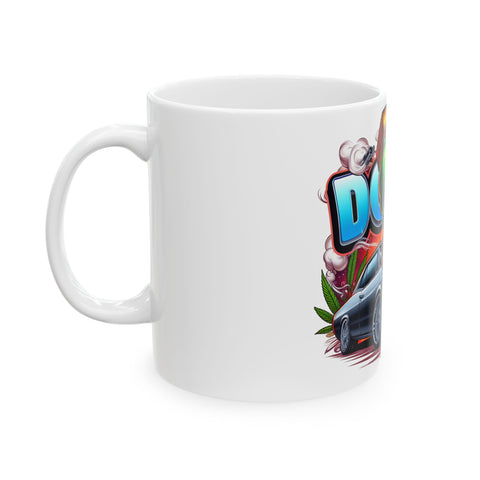 Dope Vibe Ceramic Mug - 11oz & 15oz Coffee Cup for Car Lovers