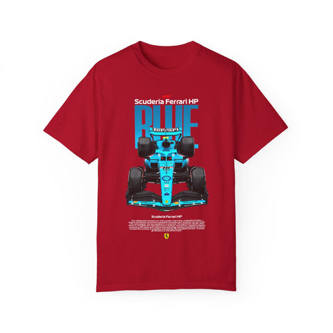 Scuderia Ferrari HP Unisex Garment-Dyed T-shirt - Racing Enthusiast Apparel