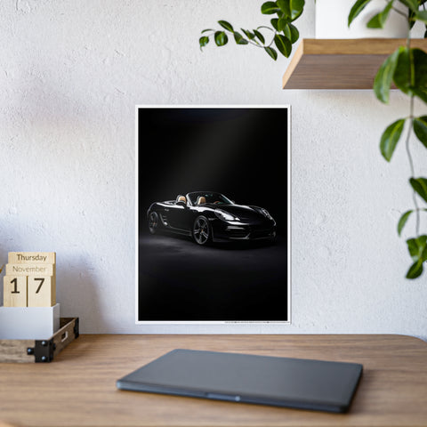 Sleek Sports Car Gloss Poster - Elegant Wall Art for Car Enthusiasts