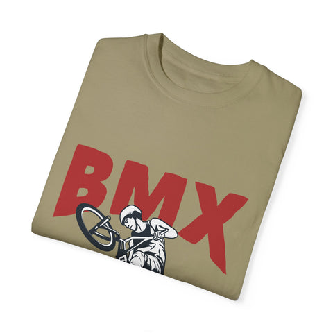 BMX Unisex Garment-Dyed T-Shirt - "When in Doubt Pedal It Out"