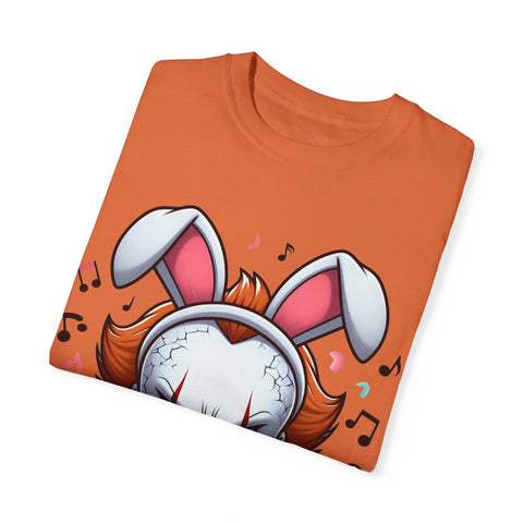 Easter Bunny Rock Star T-Shirt - Unisex Garment-Dyed Tee