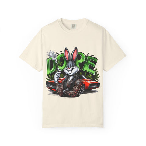 Cool Cartoon Bunny Graphic T-Shirt - DOPE Vintage Style
