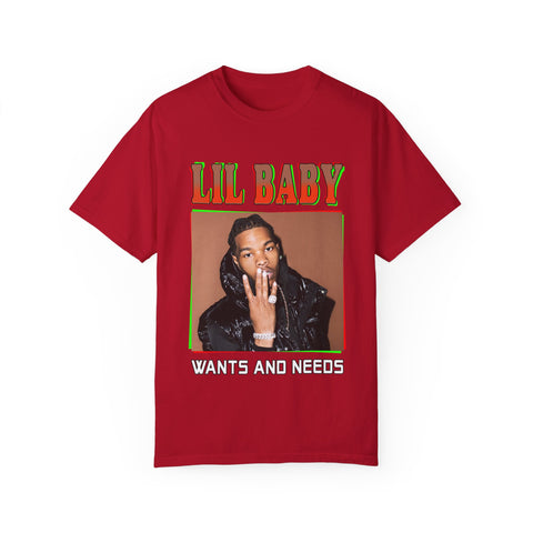 Unisex Lil Baby Graphic T-Shirt - Wants and Needs Collection