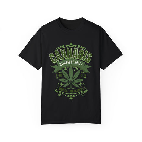Unisex Cannabis T-Shirt - Natural Product Design