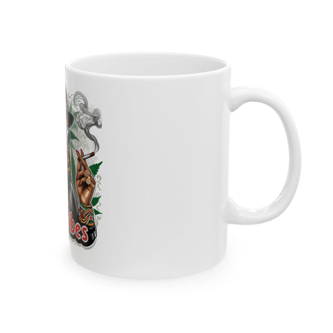 Good Vibes Cannabis Ceramic Mug - 11oz & 15oz