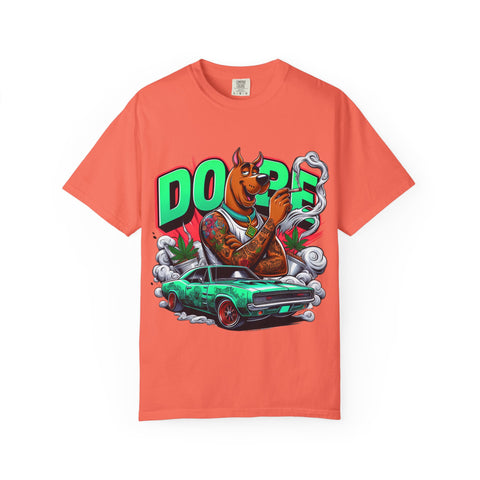 Dope Scooby-Doo Unisex T-Shirt - Vintage Car Design