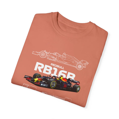 Red Bull Formula 1 RB16B Unisex T-Shirt - Garment-Dyed Racing Tee