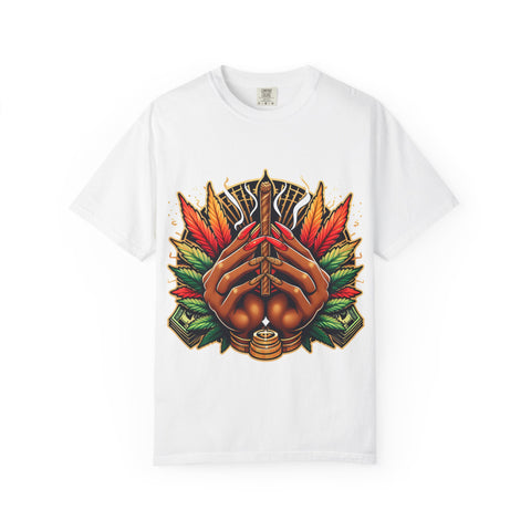 Bohemian Hand-Drawn T-Shirt for Nature Lovers