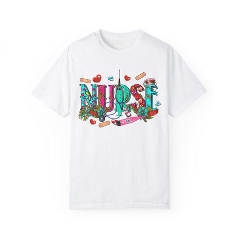 Colorful Nurse Graphic Unisex T-shirt - Perfect Gift for Healthcare Heroes