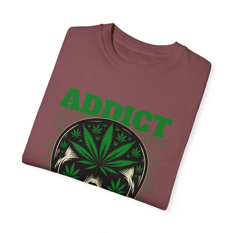 Addict Skull Graphic T-Shirt - Conquer Your High