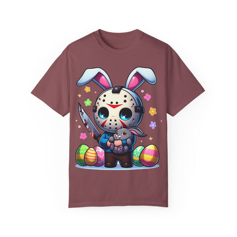 Cute Bunny Horror Unisex T-Shirt - Perfect for Easter Celebrations