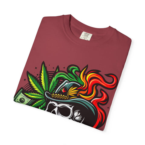 Skull & Smoke T-Shirt | Cool Unisex Graphic Tee for Music Lovers, Festival Wear, Street Style, Gift Idea, Vibrant Design